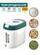 STORE 10Kg Rice Storage Container Sealed Moisture Proof with Measuring Cup for Kitchen Pantry Household, BPA-Free, Cereal Dry Food Storage Containers