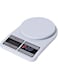 Zorex Electronic Kitchen Digital Weighing Scale, Multipurpose, SF-400,White, 10 Kg (Batteries not Included)