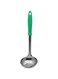 RAJ LADDLE AQUA GREEN HANDLE, 31.50 cm, RPHGL1, Serving Spoon, Rice Spoon, Cooking Spoon