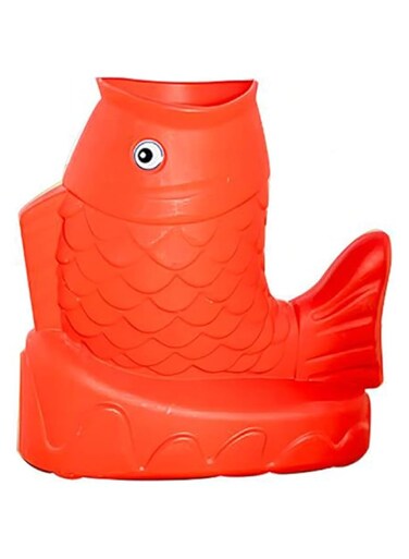 X IANGYU Goldfish Trash Bin Kids Trash Can Desktops Cartoon Animals Waste Basket Rubbish Storage Bin Garbage Organizer for Office Kids Bedroom Red