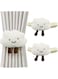 Oasisgalore 2PCS Cartoon Cloud Curtain Tiebacks for Home Office, Cute Curtain Holdbacks for Living Room Bedroom