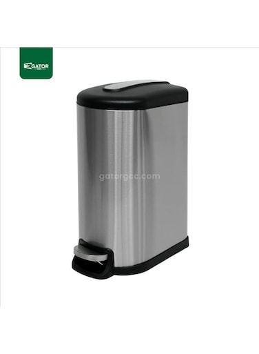 Stainless Steel Pedal Bin &acirc;&euro;&ldquo; Soft Close   Fingerprint-Proof Matte Silver-10