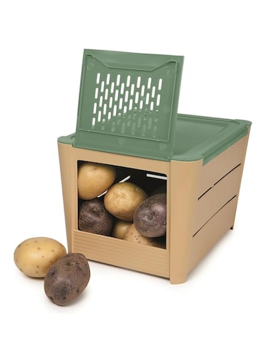 Snips 000500 Potato Holder - Beige And Green