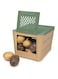 Snips 000500 Potato Holder - Beige And Green