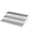 Sulfar Kitchen 3 Tiers Spice Racks Non-Skid Cabinet Shelf Organizer Bottle Rack Holder (White)
