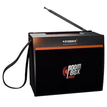 STARGOLD BoomBox Pro Portable Multi-Functional Bluetooth Speaker with FM Radio, Solar Charging &amp; TWS, SG-GR2049