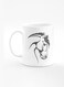 Designer Printed Coffee Mug with Heavy Duty Handle 11oz Ceramic Personalised Gift Mugs Cup [Microwave Safe &amp; Dishwasher Proof] - ArabStallion