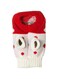 Ohana Winter Wear Collection Warm Sweater With High Collar And Elastic Cuffs For Cats And Dogs Strawberry Pattern Small Size, Pink, Pcw0021/01