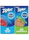 Ziploc 1xFreezer 38 Bags &amp; 1xSandwich 100 Bags