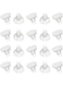 SOLDOUT 20 PCS Aquarium Fish Tank Suction Cup Sucker Holders for Air Line Tube Hose Pump Wire (1 Inch Dia, Pack of 20)