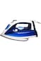 2400W Steam Iron &ndash; Ceramic Base, Temperature Control, Blue &amp; White Design