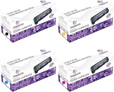 203A CF540A CF541A CF542A CF543A Compatible Toner Cartridge set for Color Laserjet Pro MFP M281FDW M281FDN Pro M254 M254DW 4-Pack