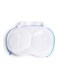 Laundry Bag for Bras, Mesh Wash Bag, Bras Lingerie Washing Bags for Delicate , Travel Storage with Zipper blue and white 31x17.5cm