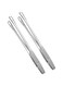 ELECDON Food Tongs, Stainless Steel Tongs Cooking Tongs Kitchen Tongs Bread Toaster Tongs Grill Barbecue Tongs For Cooking Serving Anti-Heat Bread Clip 2 Pcs (11 Inch)