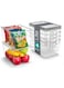 Sorbus Large Plastic Storage Bins with Lids - for Kitchen Organization, Pantry Organizers and Storage, Fridge Organizer, Cabinet Organizer, Refrigerator Organizer Bins - Clear Storage Bins (4 pack)