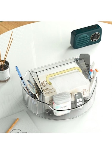 Decorative Napkin and Makeup Storage Organizer with Tissue Holder