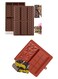 2 Packs Chocolate Bar Mold - Dubai Chocolate Bar Pistachio, Knafeh Pistachio Chocolate Bar Thick Silicone Tray, Diamond Candy Mould