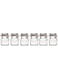 Kilner 70 ml Glass Clip Top Spice Jar Set