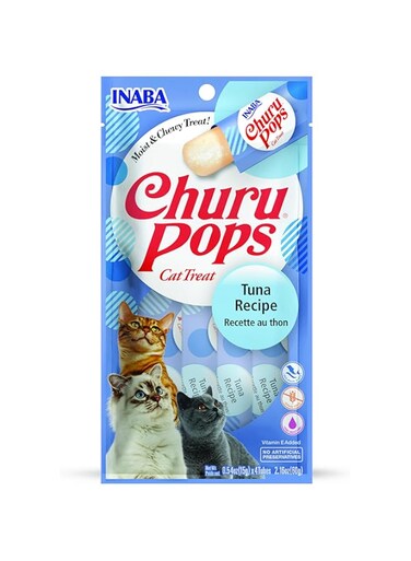 INABA Churu Churu Pops Tuna 60G/4 Sticks Per Pack