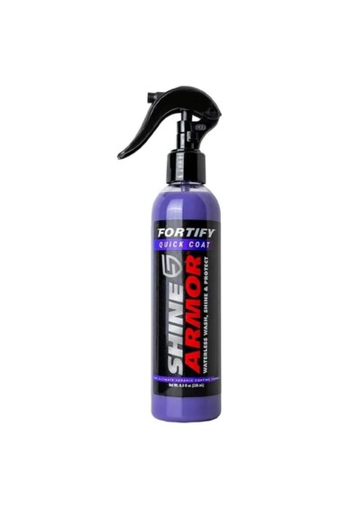 Waterless 3-in-1 ceramic spray coats, shines and protects with hydrophobic, scratch-resistant finish