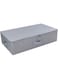 iwill CREATE PRO Under Bed Storage Bins with Lids, Under Bed Shoe Organizer, Attic Storage Box, Light Gray