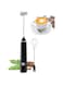 Milk Frother Handheld Milk Frother. 3 In 1; Electric Foam Maker, Egg Beater, Drink Mixer. USB Rechargeable, Mini Blender For Coffee Latte Cappuccino Hot Chocolate, Black