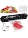AWH Vacuum Sealer - Upgraded Automatic Food Sealer Machine - Food Vacuum Air Sealing System for Food Preservation Storage Saver Easy to Clean - Black