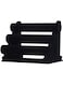 Beauenty 3 Tier Detachable Velvet Bracelet Stand, Bangle Watch Display Holder, Watch Holder Jewellery Rack, Earring Necklace Organizer (Black)
