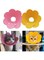 Lanyihome Adjustable Cat Recovery Collar - Cute Flower Neck Cat Cones After Surgery, Set of 2 Cat E Collar, Surgery Recovery Elizabethan Collars for Kitten and Cats S Size (2 pcs)