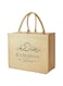 Ramadan Design Printed Jute Bag -Eco-Friendly, Durable Tote for Ramadan Gifts, Shopping, and Decorations - Reusable Printed Jute Bag - Strong and Stylish Storage Bag