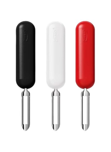 Potato Peeler Red White Black