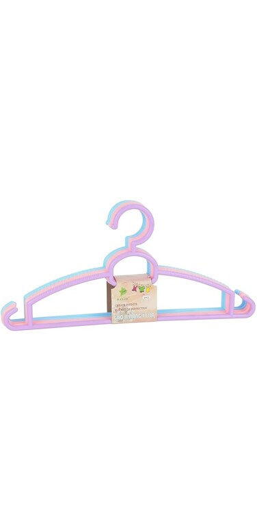 Delcasa DC3053 Cloth Hanger 5-Piece Set, Multicolor