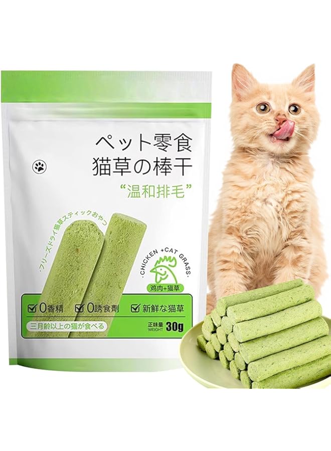 Buy JCD 1box Cat Chew Stick Natural Grass Molar Rod,Teeth Cleaner, Cat ...