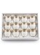 Cv Ceramic 12 Pcs Cawa Cup White With Gold 100Ml