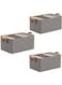 3 Pieces Storage Bins , Foldable Storage Baskets for Organizing Clothes, Toys, Books, 47cm&times;28cm&times;20cm