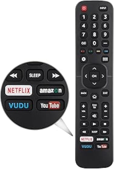 New Replacement Compatible for -TV-Remote Compatible with All 4K LED HD UHD Smart TVs