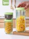 3 Pieces Glass Storage Containers, Sealed Jars, Food Storage Boxes, Kitchen Cabinet Organizers, Glass Food Containers, Clear Transparent