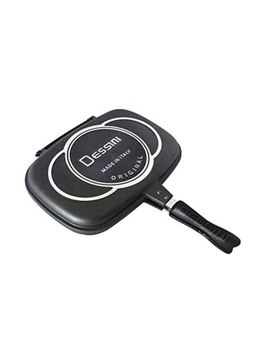 Double Tevel Grill Pan Black 40cm