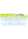 AL ARQAM 1.5L Plastic Round Storage Jar Air-Proof Transparent Jar Healthier Choice, Airtight Sealed Container(3PCS PACK)