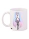 Harley Quinn Printed Coffee Mug White/Grey/Light Blue 11ounce