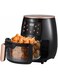 Eacam Air Fryer Oven 2400W Oil Free Nonstick Cooker with 6 Cook Presets Borosilicate Glass Basket 6 QT Visible Cooking Window Touch Digital Controls Air Fryer for Healthy Cooking