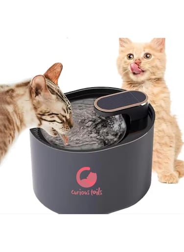 Curious Tails Cat Water Fountain for Drinking, 3L Cat Fountain, Water Fountain Cat Bowl, Pet Water Fountain, Cat Drinking Fountain, Super Silent