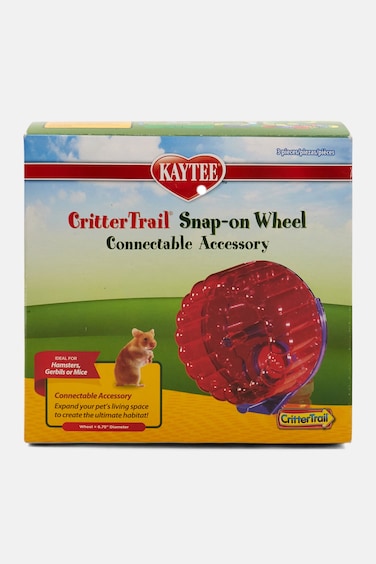 Kaytee Crittertrail Snap On Wheel Accessory, Red
