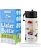 SOLARA Water Bottle for Kids 450ml, Kids Water Bottle, Sipper Bottle for Kids, Thermosteel Kids Bottle, Stainless Steel Water Bottle for Kids, Straw Bottle for Kids, Animal Heroes
