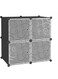 Cubbies Storage Organizer Cube Storage Shelves Closet Cabinet Shelf Portable Shelving Toy Organizer Cabinet Plastic Dresser Clothes Storage Cubes