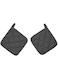 Digital Shoppy RINNIG Pot Holder, Grey, 21x21 cm (8x8) - Pack of - 2