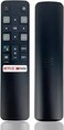 Ceybo RC802V FMR1 Original Voice Remote for TCL Android TV 40S330 32S330 43S434 50S434 55S434 65S434 75S434 32S6500A 65P8S 65P8 55P8S 55P8 55EP680 50P8S 50P8 40A325 49S6800 32S6510S 32A325 (YouTube)