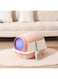 VAFGWGPB Fully enclosed cat toilet with door Large cat litter box Cat litter box with cat litter scoop and splash proof Cat litter box with deodorizer Pet supplies (PINK)