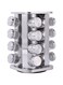 Dubai Gallery 16-Piece Spice Jar Rack With 360&deg;Rotating Clear/Silver AMZ-N49005415A
