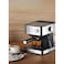 850W Espresso Coffee Machine with 1.6L Water Tank, Steam Wand &amp; Overheat Protection Maker